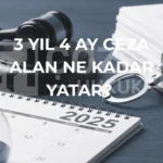 3 Yıl 4 Ay Ceza Alan Ne Kadar Yatar? 2025